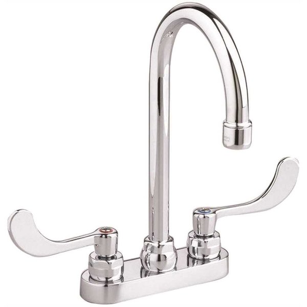 American Standard Monterrey 4 in. Centerset 2-Handle High-Arc Bathroom Faucet in Chrome 7500.170.002